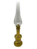 Vintage Brass French Pump Oil Lamp