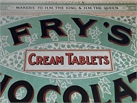 Fry's Chocolate Vintage Style Advertisement