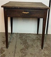 EARLY PRIMITIVE WOOD TABLE/ DESK