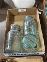 3 Collectible Fruit Jars