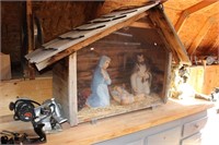 outdoor Nativity scene
