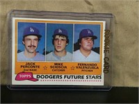 Mint 1981 Topps Mike Scioscia Rookie Card