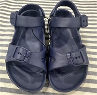 Swiggles NAVY Toddler Boys LG (9-10) Sandals NEW