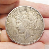 1922 Peace Dollar Silver Coin