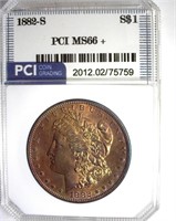 1882-S Morgan MS66+ LISTS $625