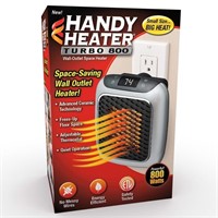 Ontel Handy Heater Turbo 800 Wall Outlet Small Spa