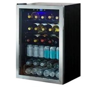 Vissani Wine/Beverage Cooler in Stainless Steel