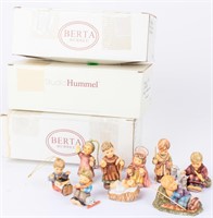 Hummel Nativity Figurines 1999 & Ornaments