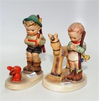 Two early German Hummel boy figurines