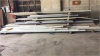 large assortment of steel siding