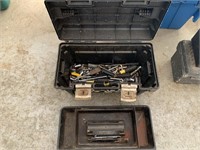 Stanley toolbox with contents assortment of tools