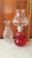 Nice oil lamp with extra glass chimney