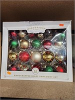 3 boxes of 42ct glass ornament sets
