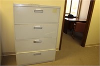 Upright Four drawer legal file cabinet 36" x 18" x