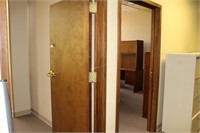 Three interior solid slab office doors 35"x80"1.5