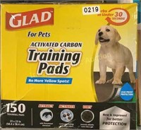 Glad For Pets  Training Pads 150 Ct 23x23