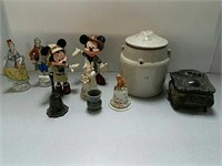 Misc deco - crock, bells, Mickey Mouse +++