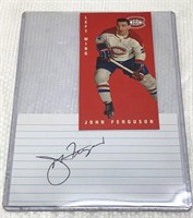 Tall Boys John Ferguson card- autograph