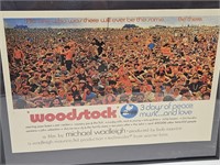 Framed WOODSTOCK Poster Print