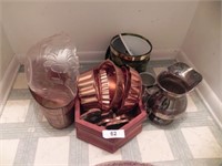 Copper Baking Pans, Ice Bucket, Pitcher, Etc.