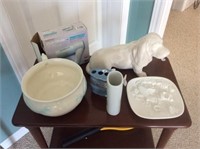 Assorted Ceramics, Hair Dryer