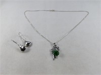 Sterling Necklace & Earring Set