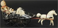 IVES WOMAN IN SHOE HORSE DRAWN TOY