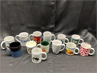 13 coffee mugs