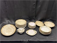 Salem China set, 12 large plates, 11 stack plates,