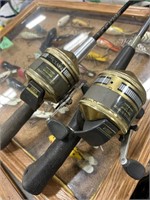 (2) Zebco One Classic Reels w/ Rods