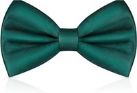 Mens Formal Satin Banded Bow Tie Fashion Bowtie