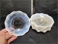 Anchor Hocking Moonstone Saucers