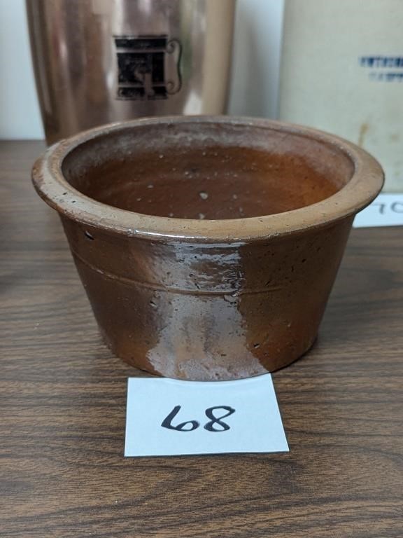 4" Stoneware Bowl - Cracked