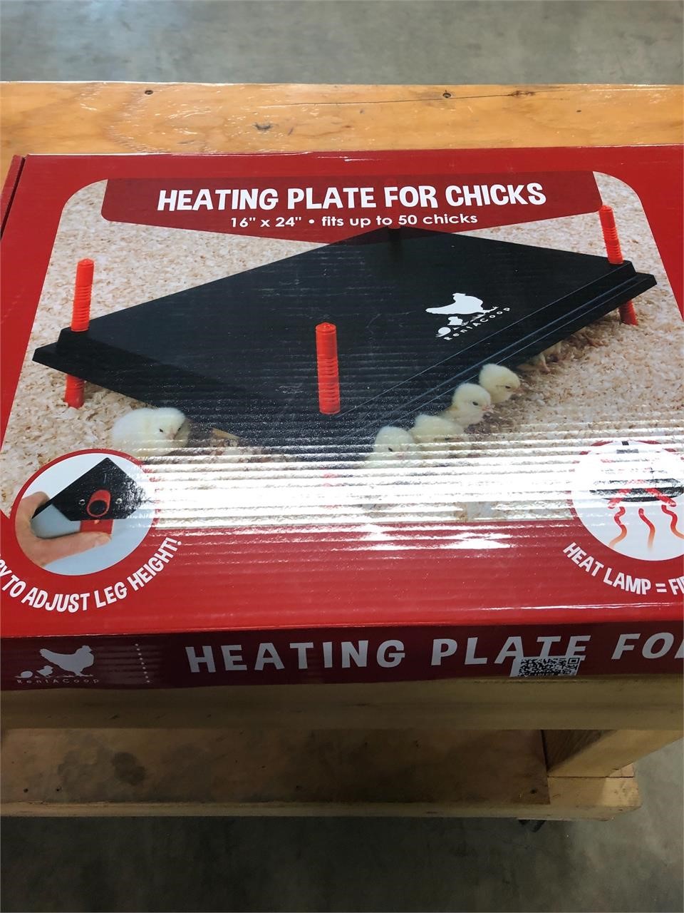 Rentacoop 16 X 24 Chick Brooder Heating Plate
