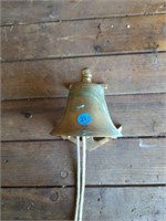 Decorative brass wall bell