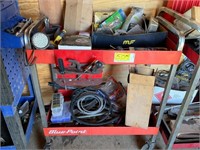 Rolling Shop Cart W/   Auto Parts, Tools & Misc.