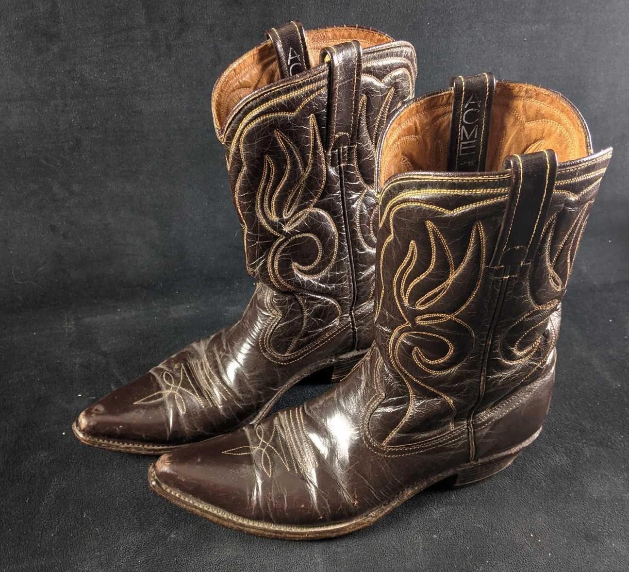 ACME Brown Leather Boots