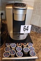 Keurig Beverage Maker with Pod Keeper & Pods(R2)