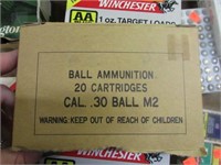 BALL AMMUNITION 20 CART CAL. .30 BALL MZ-MISSING 1