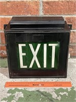 Early Metal EXIT Light - 290 x 290