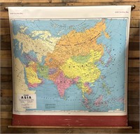 Cram Roll-Up Asia Continental School Map