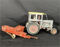 Vintage Die Cast Tractor & Baler