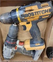 2 PC LITHIUM DRILLS TOOL ONLY