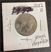 2022 Maya Angelou quarter