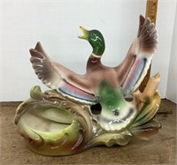 Mallard duck TV lamp / planter