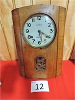 Eikeisha Occupied Japan Wood Wall Clock