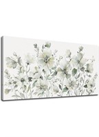$95 (60x120cm) Flowers Wall Art Abstract