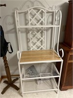 White Bakers Rack