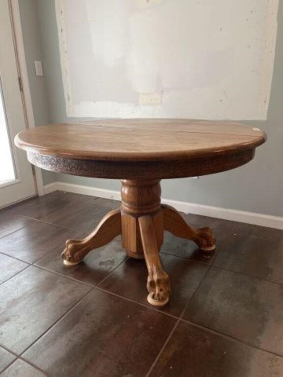 Kitchen table, diameter 48” height 29”