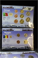 13 European Country Currency Cards